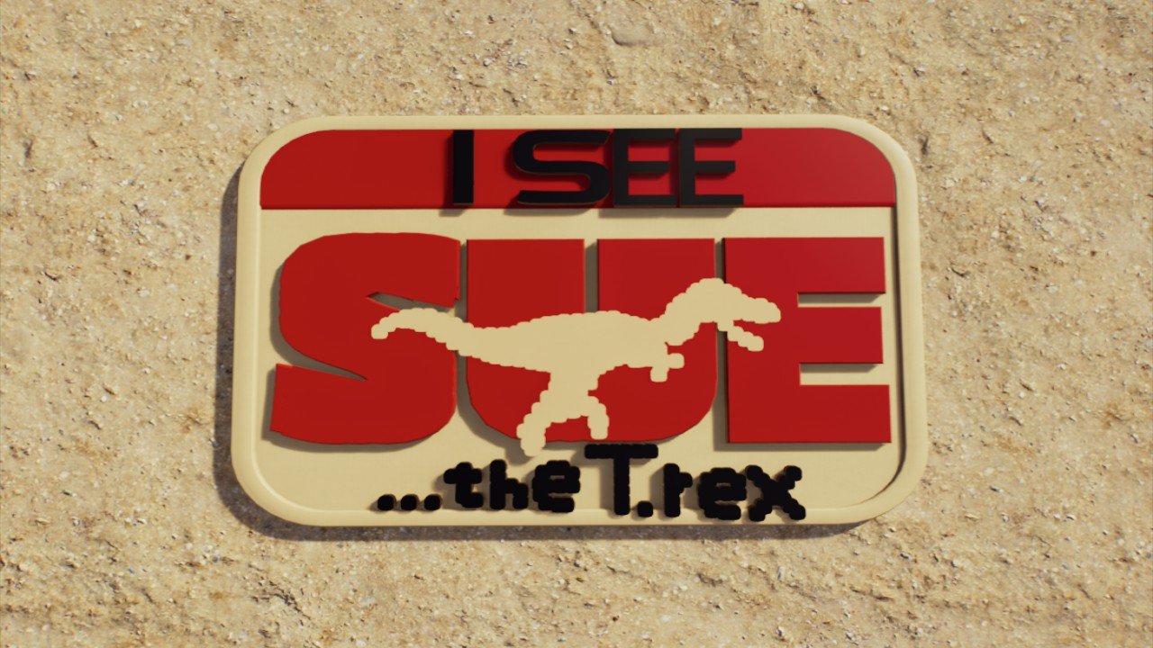 I SEE SUE  the T.rex