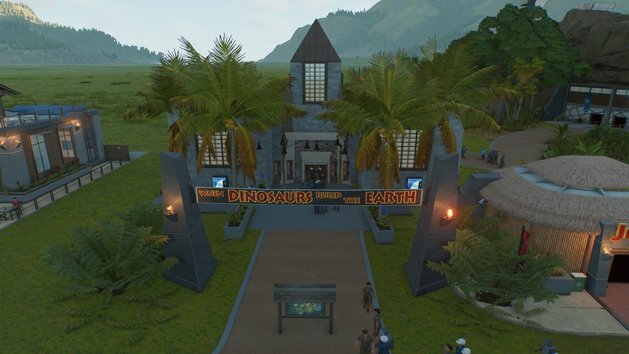 Arrival Point Tutorial Minecraft Big tower arrival point - Workshop - Jurassic World Evolution 3