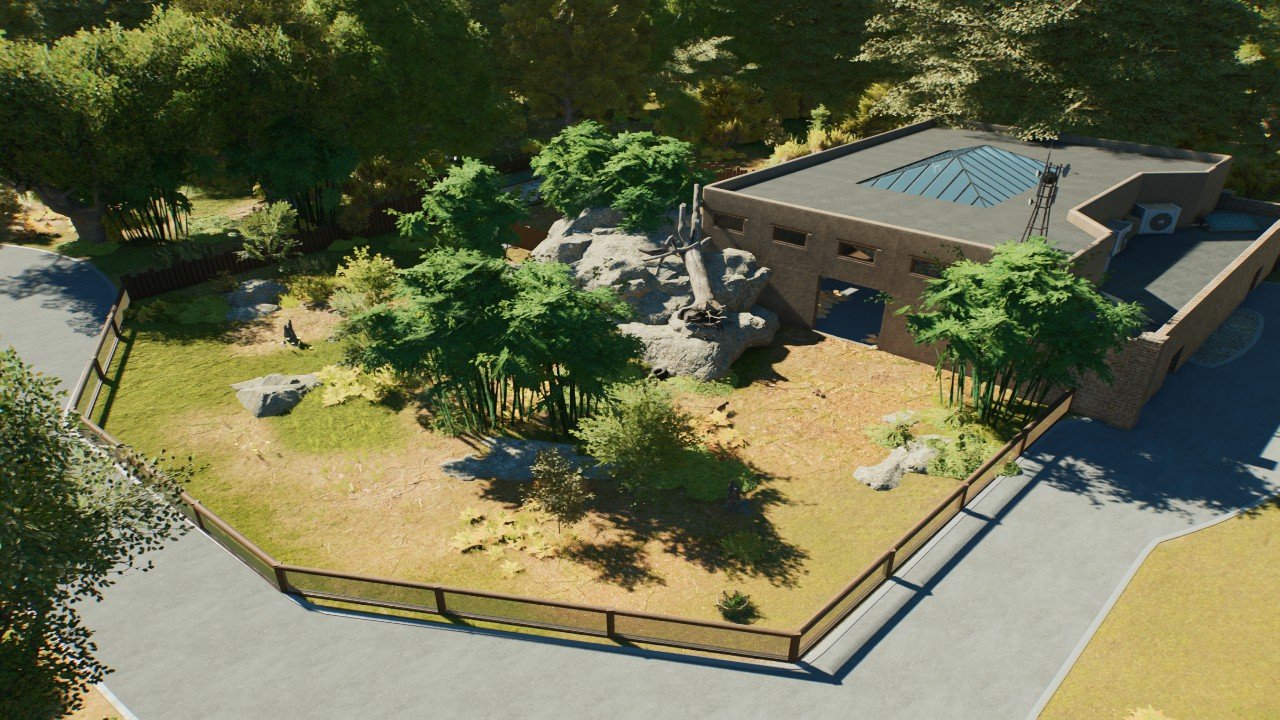 Interior and Exterior Herbivore Enclosure