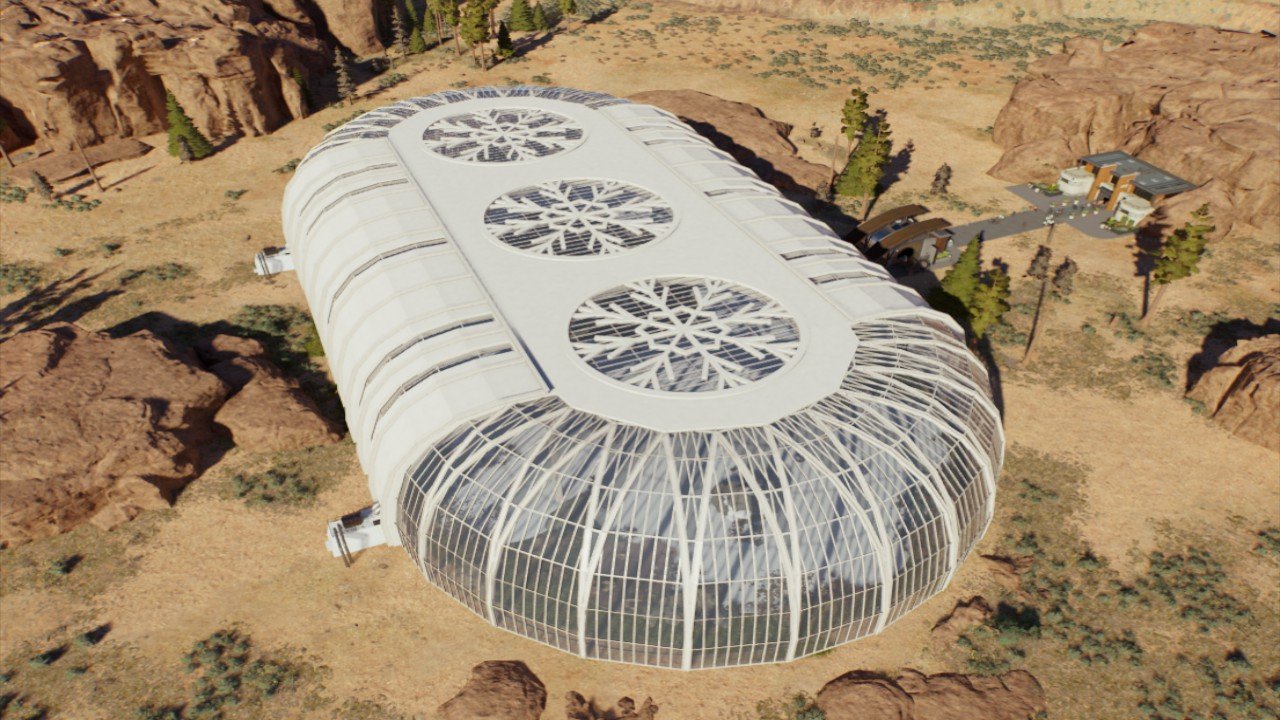 Cryo Dome - Indoor snowy habitat