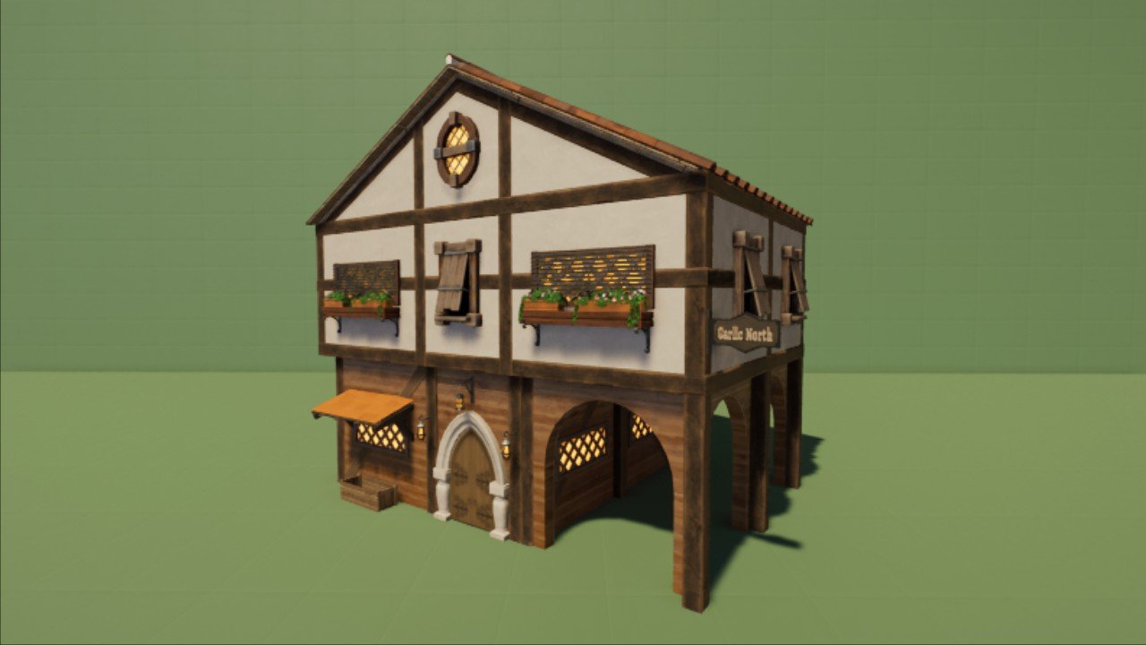 Maison Medieval + Porche