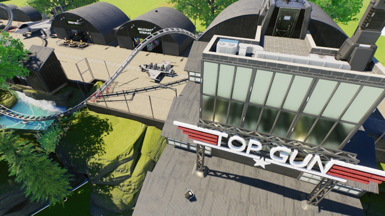 Top Gun Fair Ride Top Gun The Ride - Workshop - Planet Coaster 2
