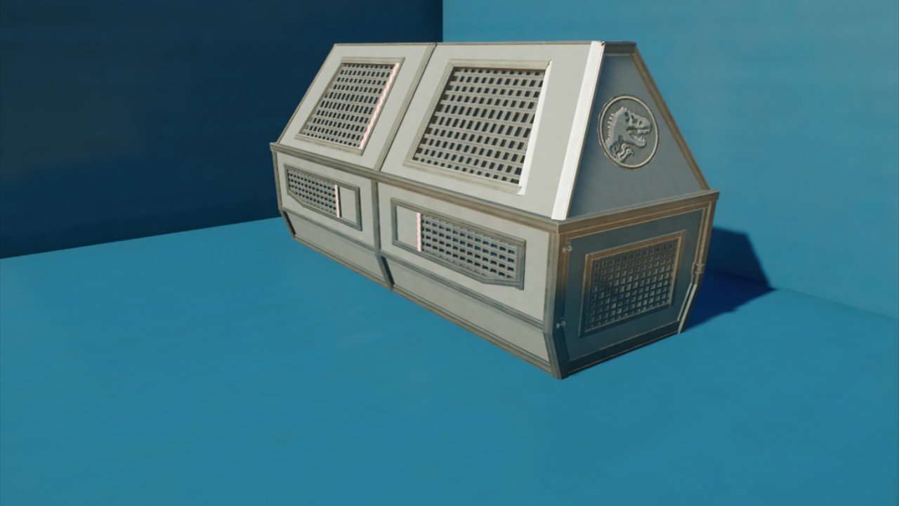 Dinosaur Transport Cage (JWTG) - Workshop - Jurassic World Evolution 3