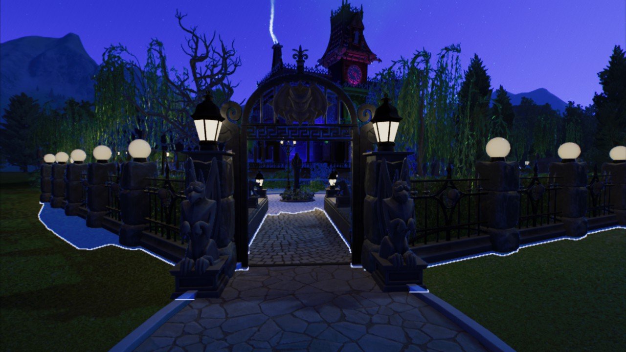 Haunted Halloween manor