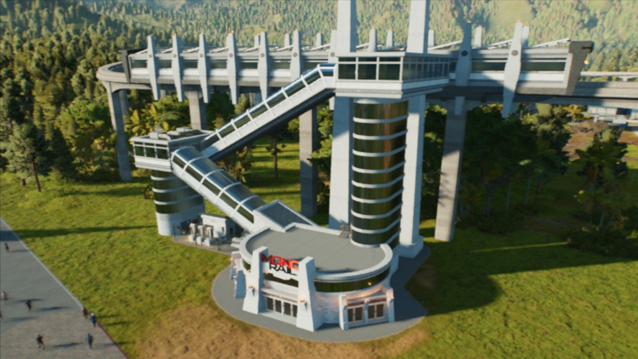 Monorail Station - Workshop - Jurassic World Evolution 3