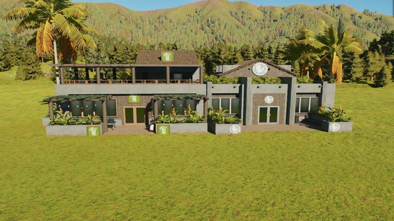Small Drink and Shopping Amenity - Workshop - Jurassic World Evolution 3