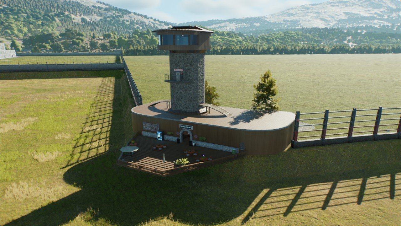 Viewing Tower with Outdoor Deck - Workshop - Jurassic World Evolution 3