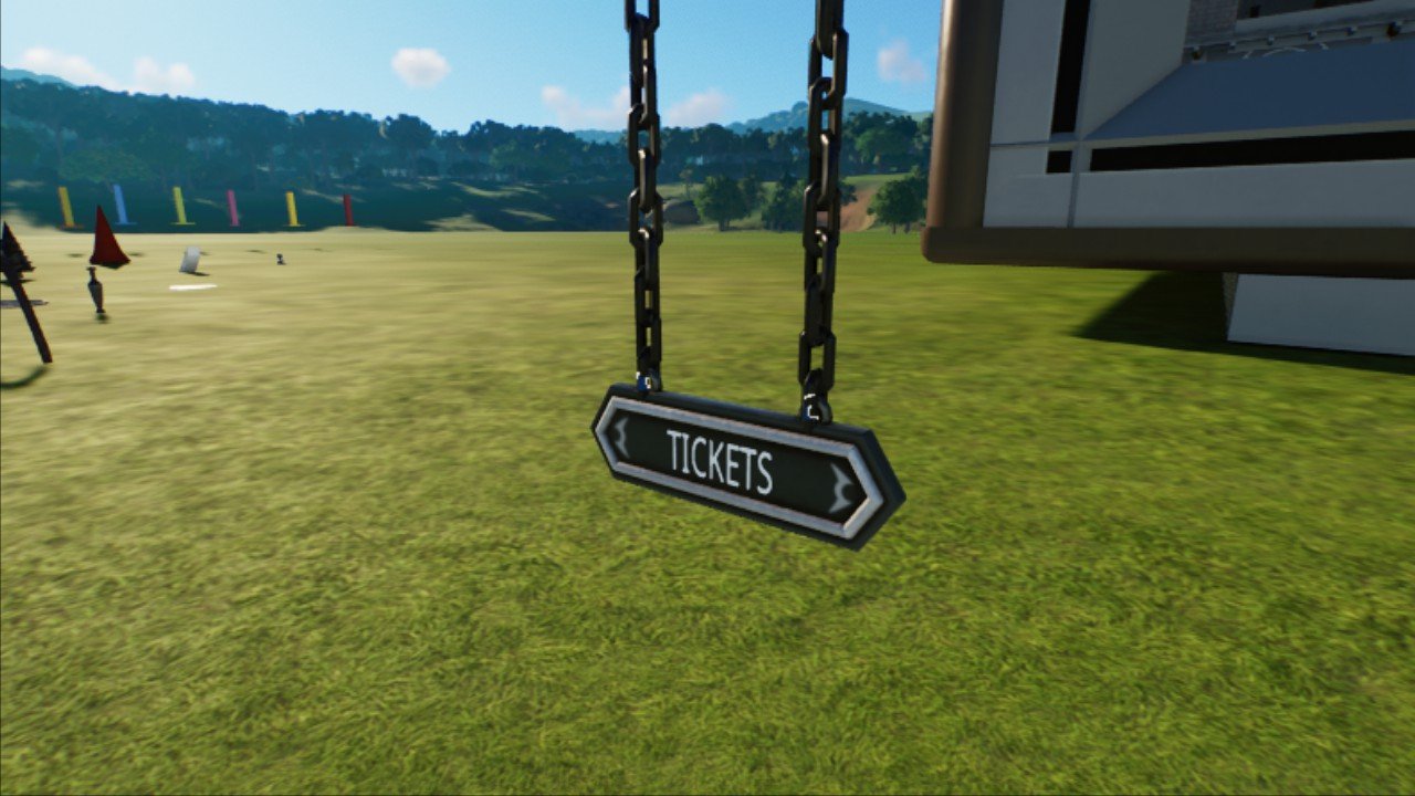 ticket sign