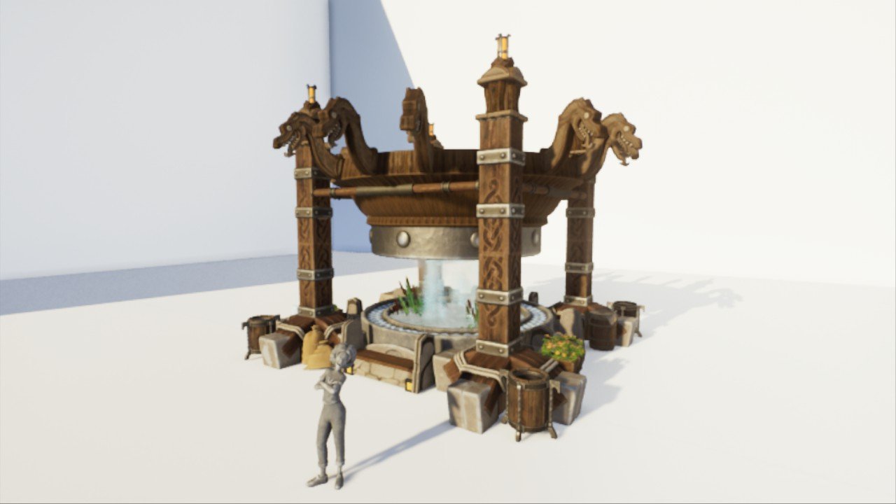 Viking fountain