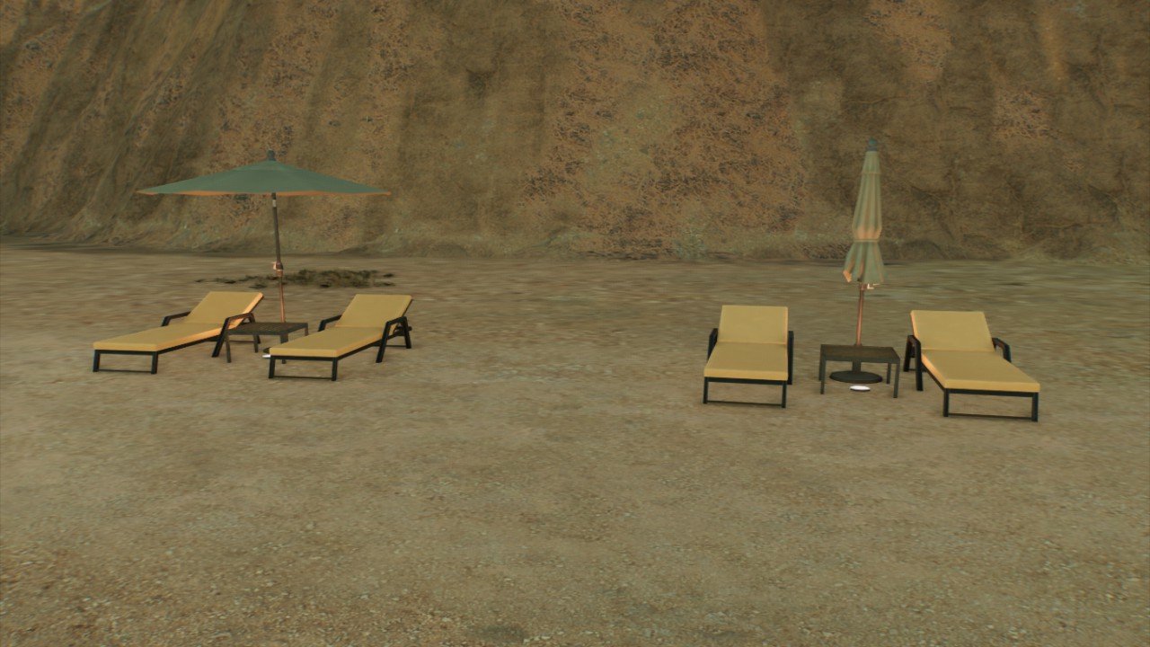 Sun lounger set