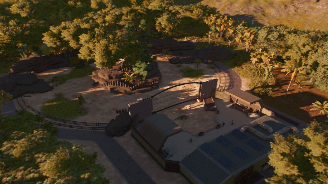 Dinosaur encounter rocky pen - Workshop - Jurassic World Evolution 3