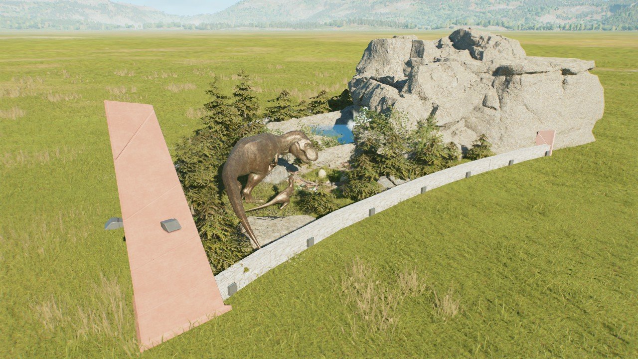 Trex statue - Workshop - Jurassic World Evolution 3