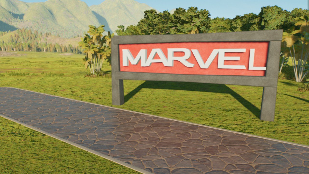 marvel sign - Workshop - Jurassic World Evolution 3