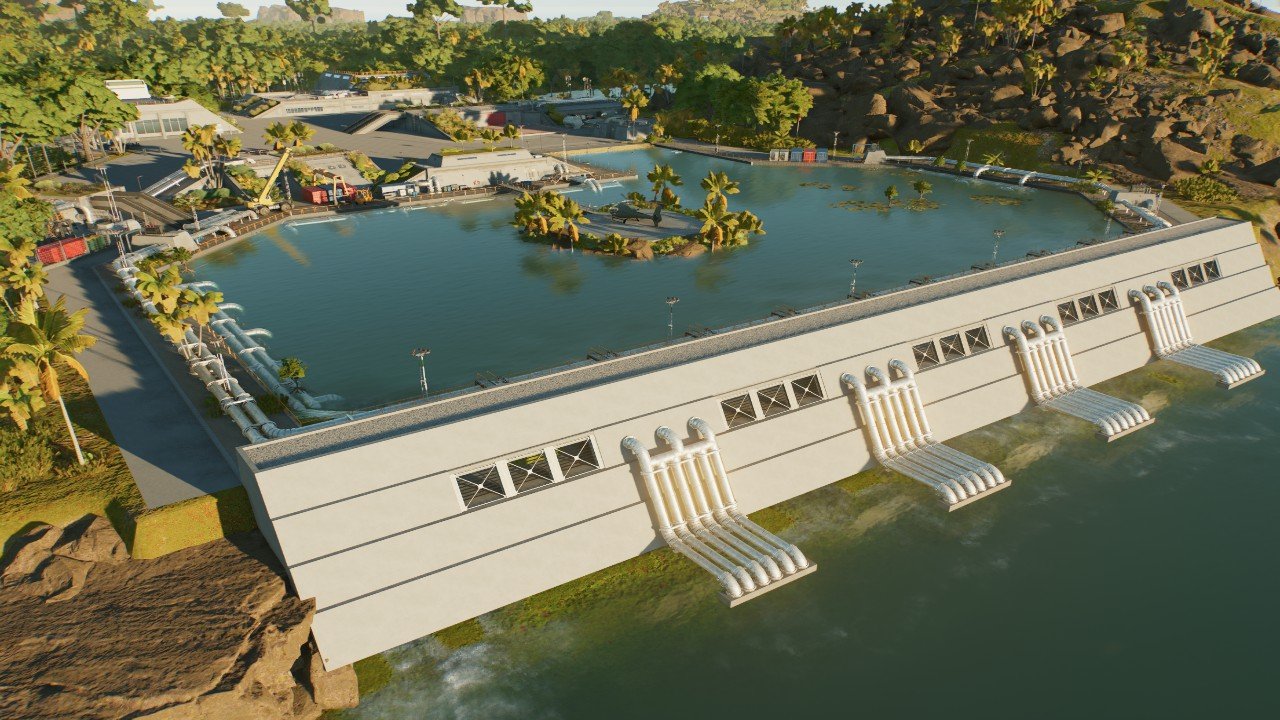 Jurassic World rebirth landing pad