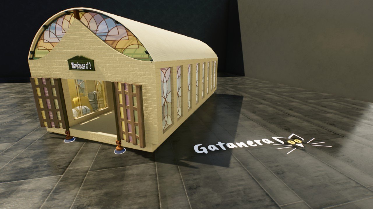 Gata's Liberty building: warehouse