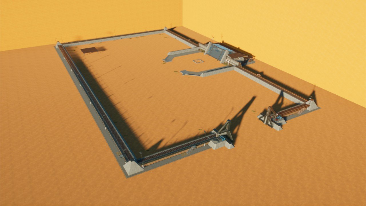 Enclosure for small dinosaurs