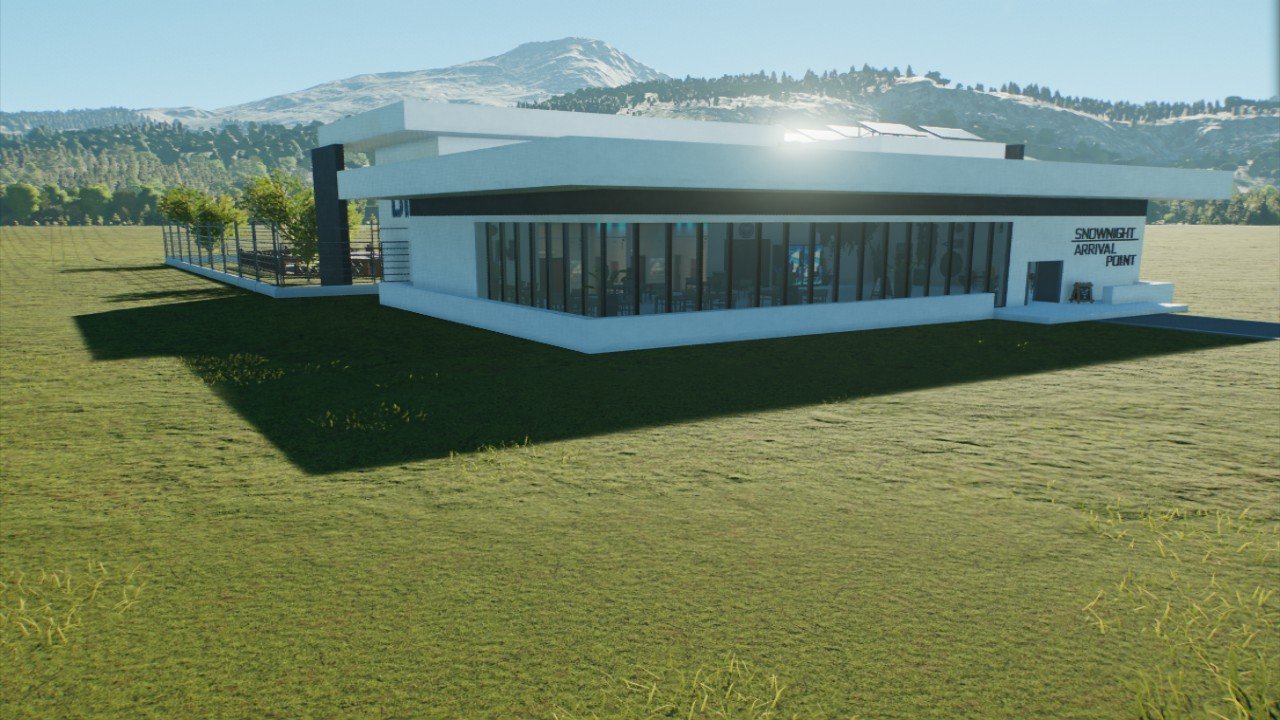 Modern Arrival Point ~ SnowNight