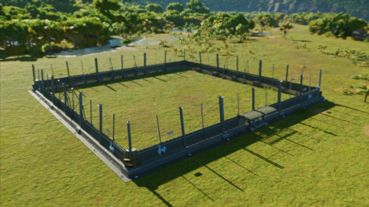 dinosaur holding paddock.