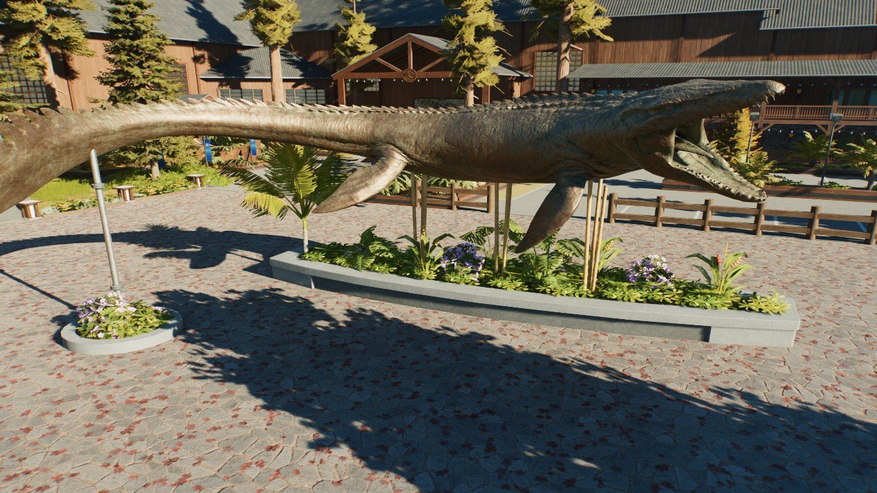 Statue mosasaure _[JG]_ - Workshop - Jurassic World Evolution 3