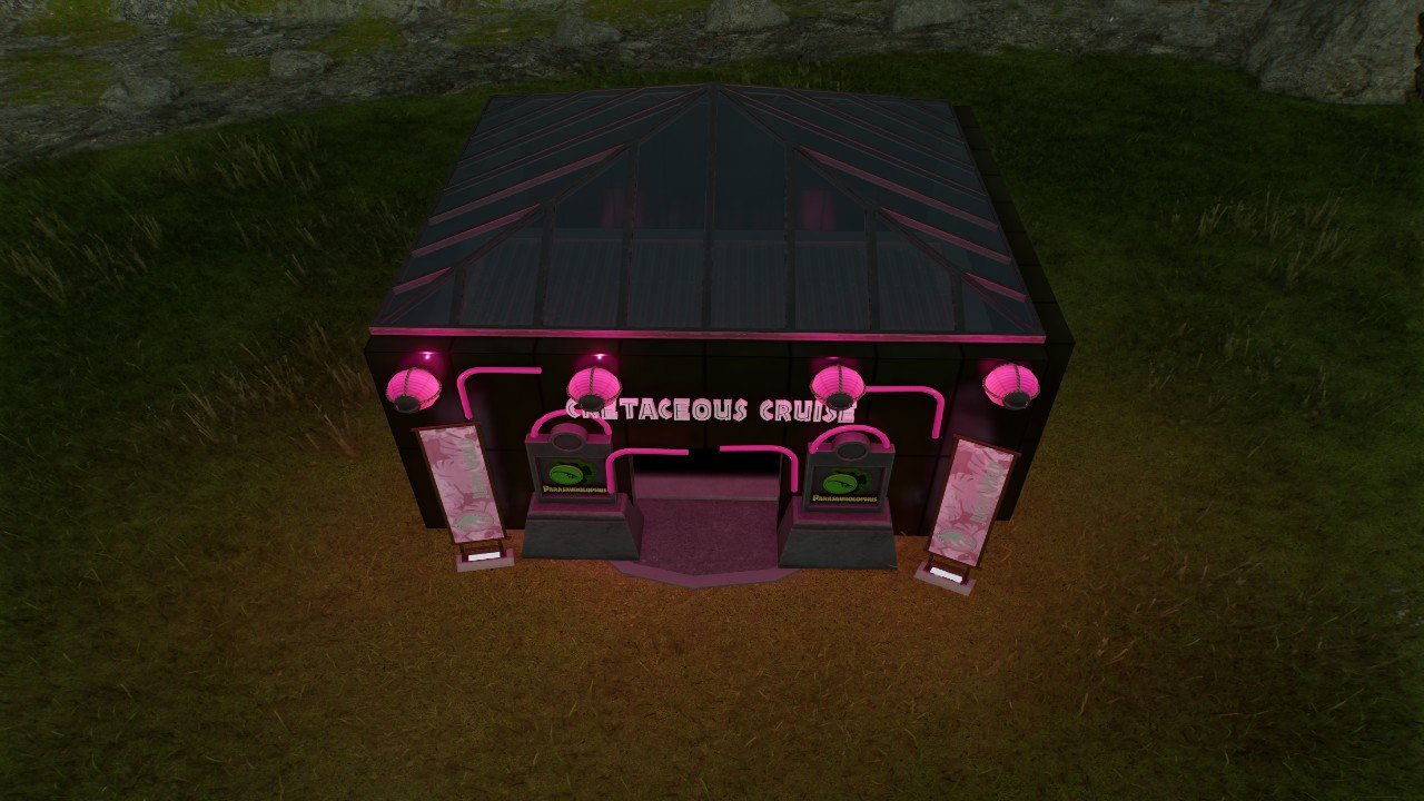 Camp Cretaceous Parry bout ride station