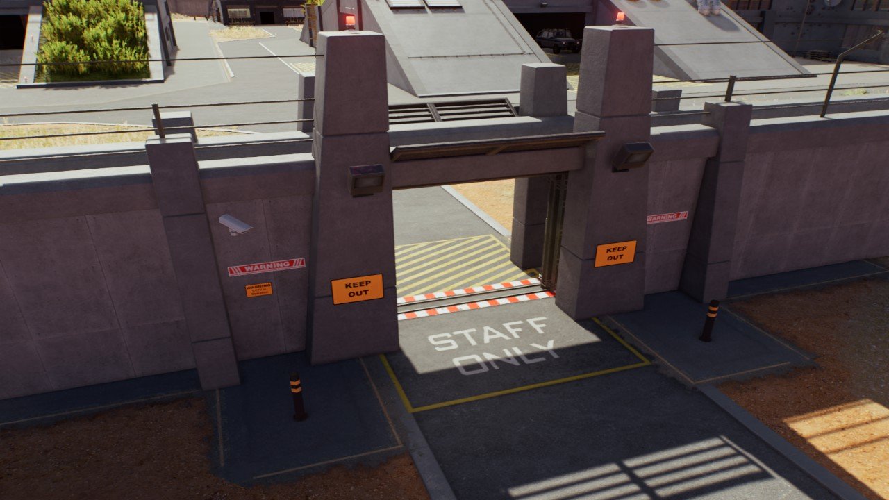 Staff Facility Gate - Workshop - Jurassic World Evolution 3