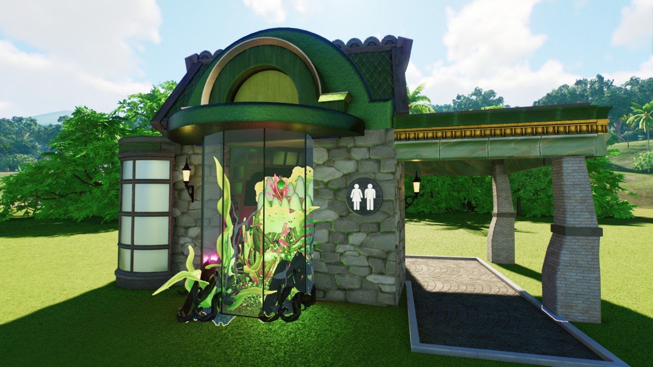 Spooky Plant Monster Toilet