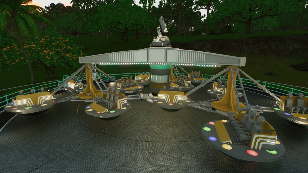 Sci Fi Flying Saucer Spin