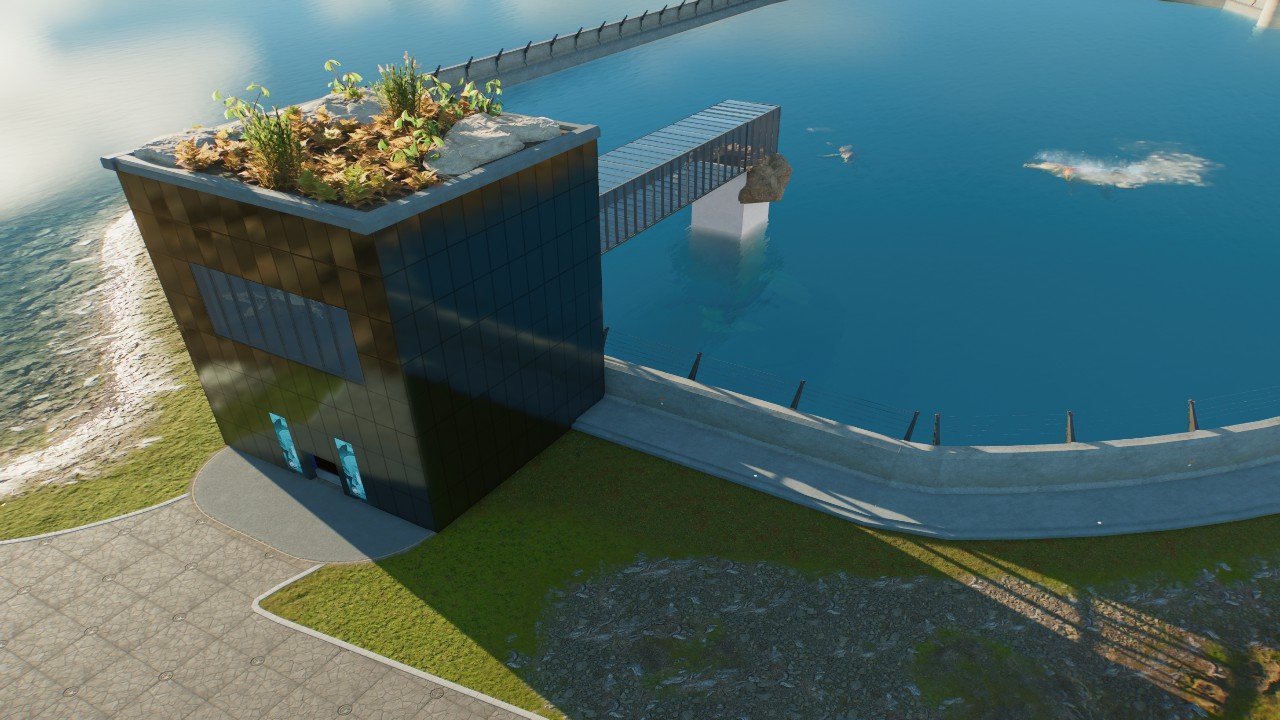 Lagoon viewing gallery tower - Workshop - Jurassic World Evolution 3