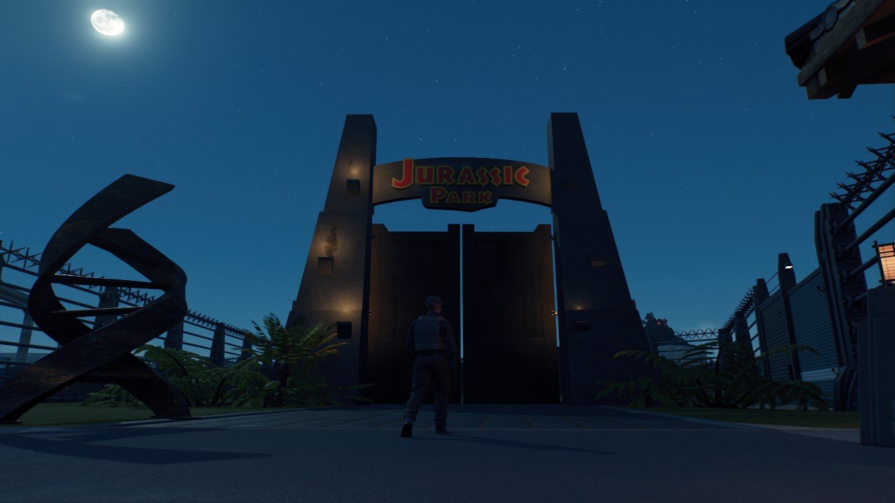 Jurassic park gate - Workshop - Jurassic World Evolution 3