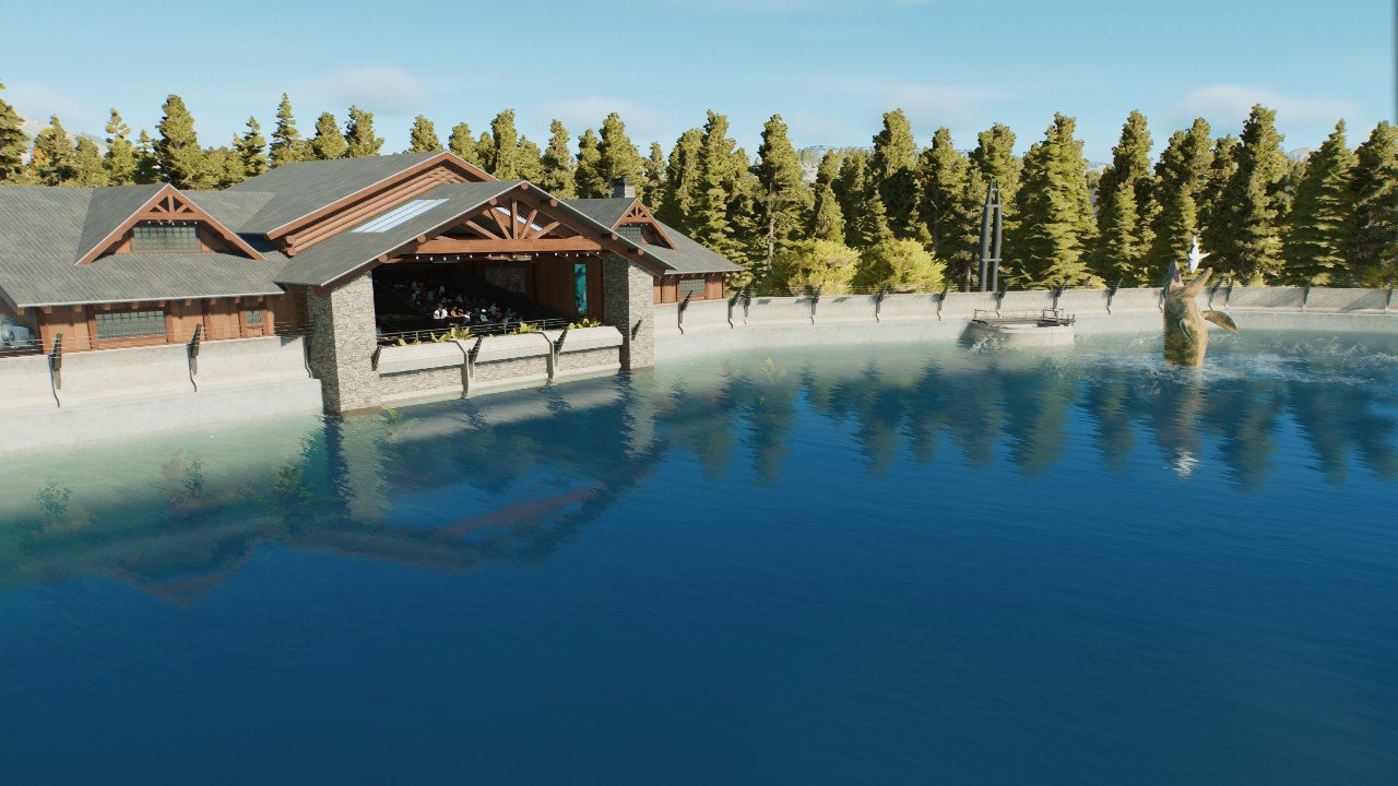 Lagoon Viewing Gallery: Jurassic lodge