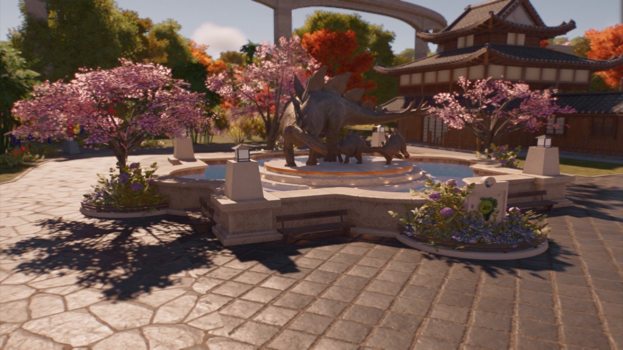 Japanese Stegosaurus Statue