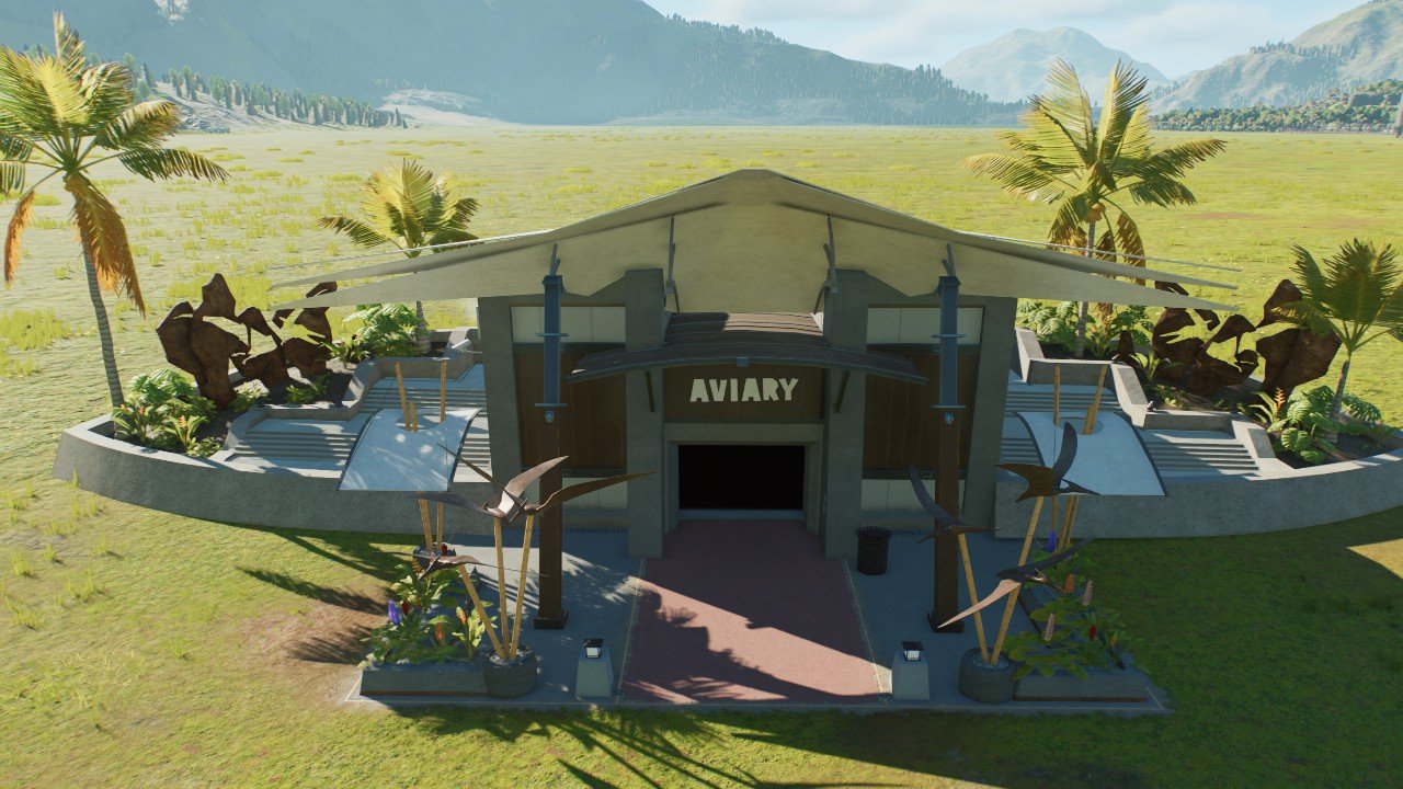 Aviary remote viewing entrance