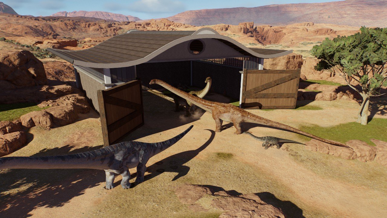Sauropod Shelter (Nest) - Workshop - Jurassic World Evolution 3