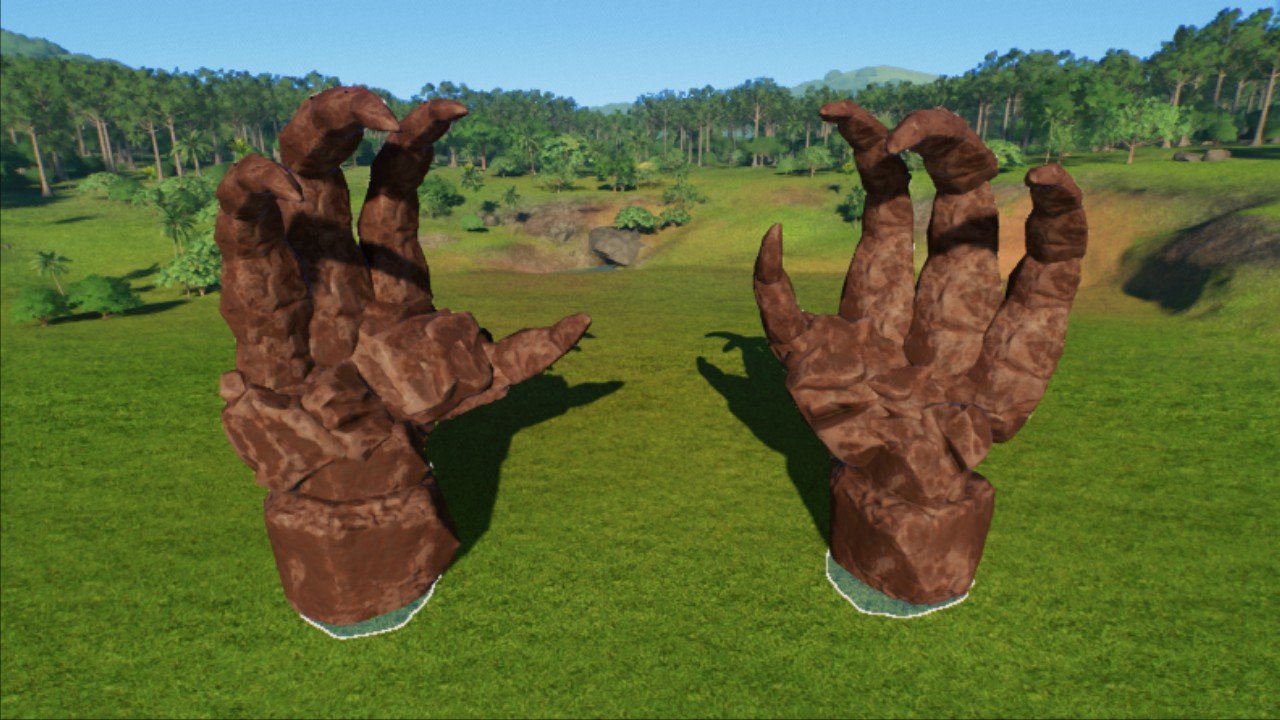 hand statue