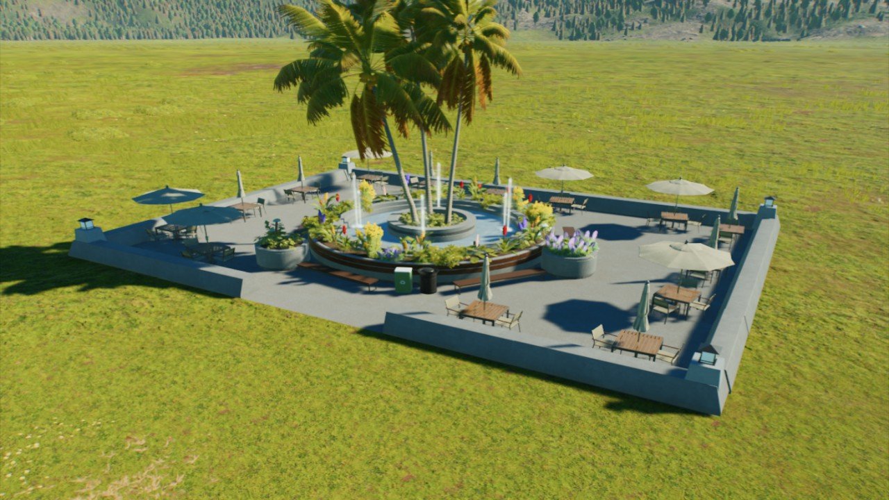 Guest resting area - Workshop - Jurassic World Evolution 3
