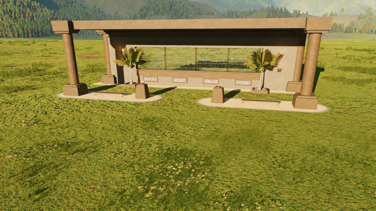 Sheltered viewing wall - Workshop - Jurassic World Evolution 3