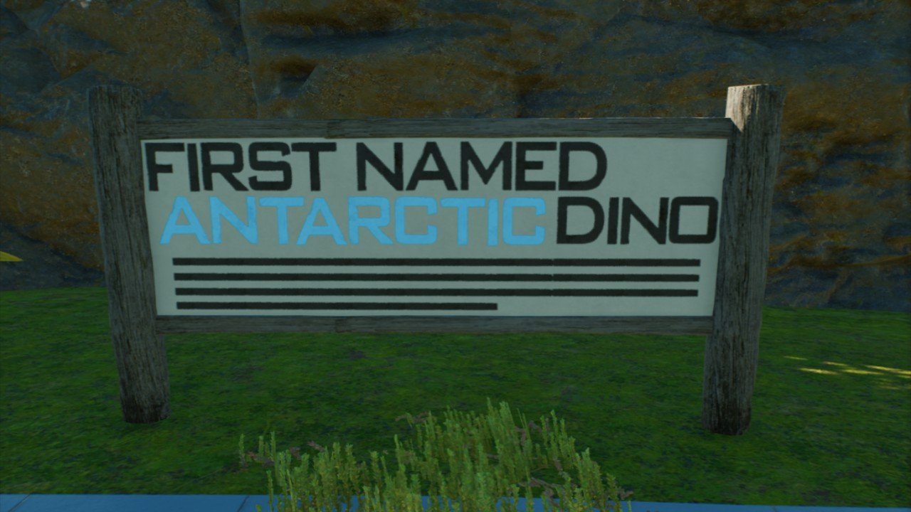 Signs: Cryolophosaurus Geography