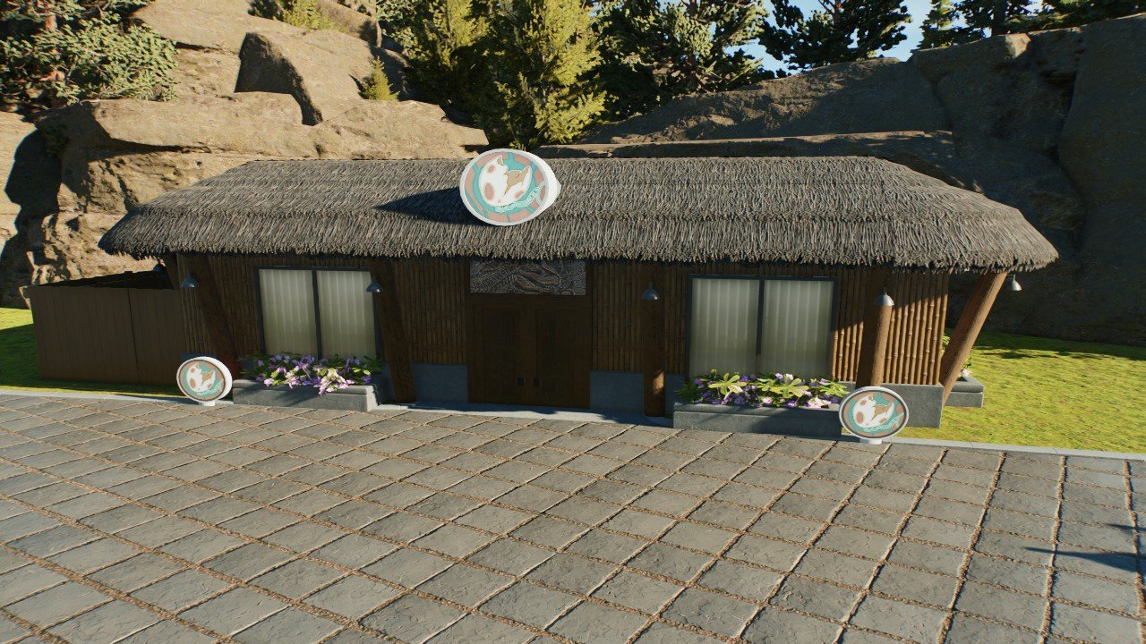 Small Simple Shopping Amenity - Workshop - Jurassic World Evolution 3