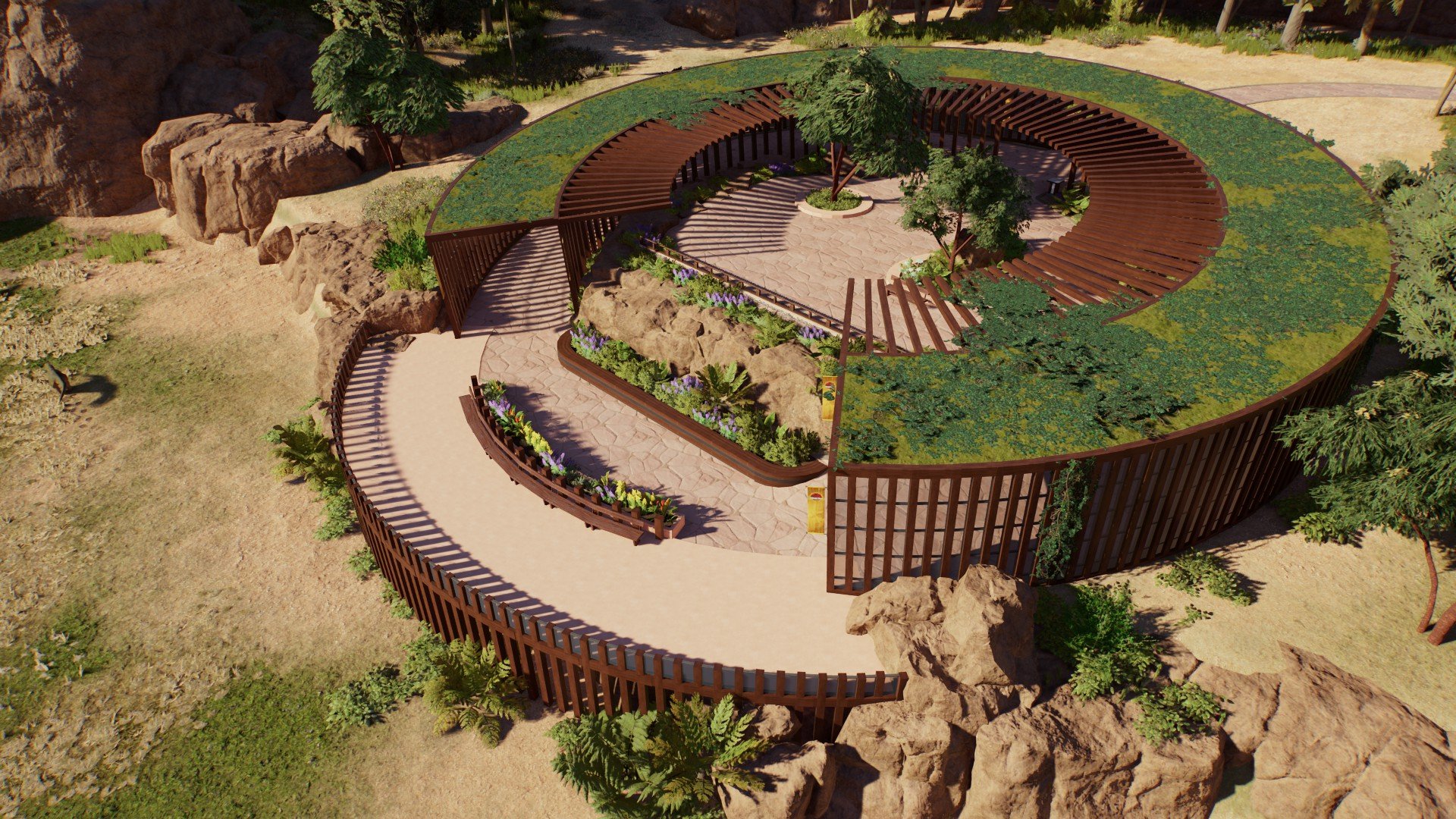 Amargasaurus Oasis Habitat & Plaza