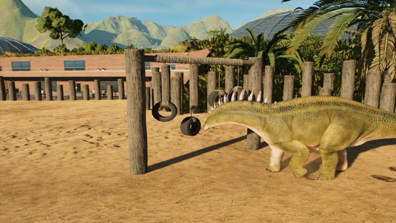 Tire Hanging Enrichment 