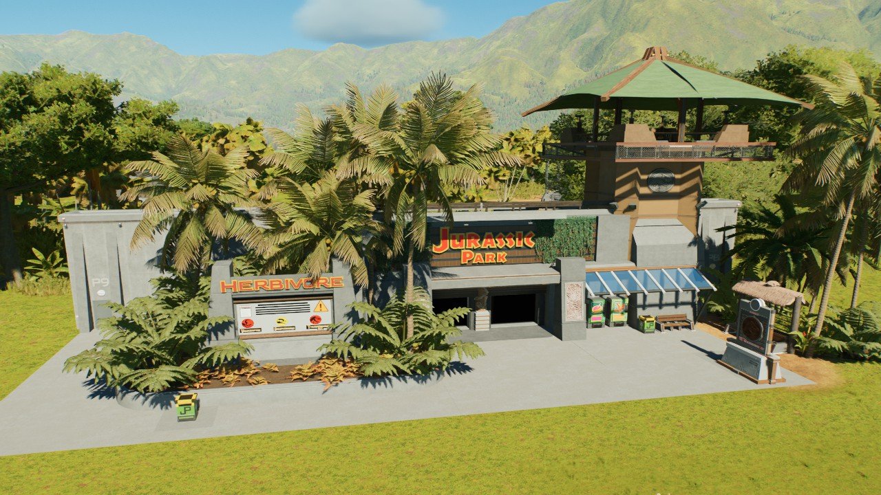 Herbivore viewing gallery upgrade - Workshop - Jurassic World Evolution 3