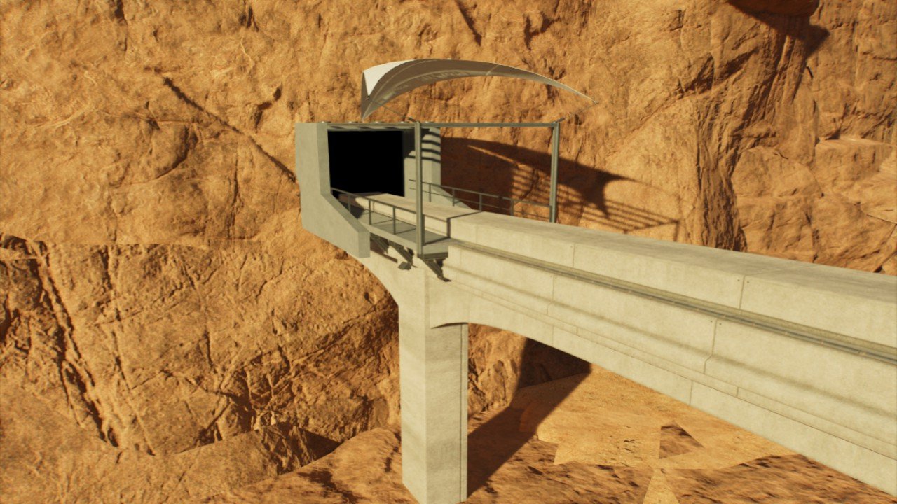 Paleon's Monorail Tunnel Entrance