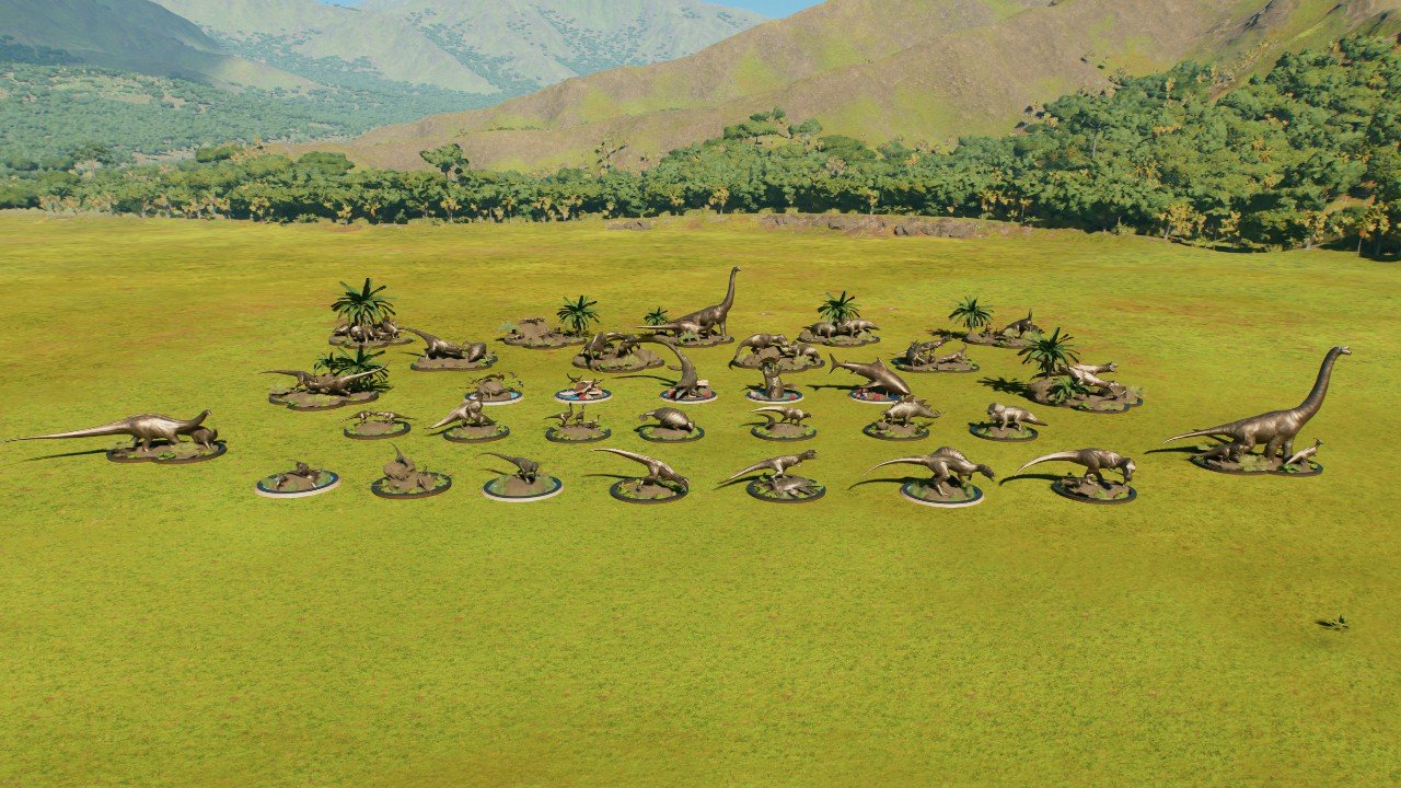 Dino Statue Diorama Pack