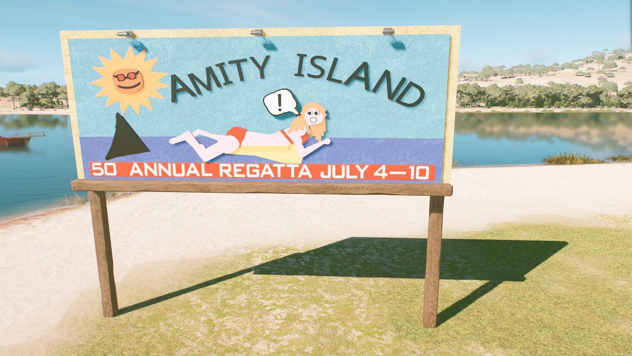Amity island sign - ワークショップ - ジュラシック・ワールド・エボリューション 3