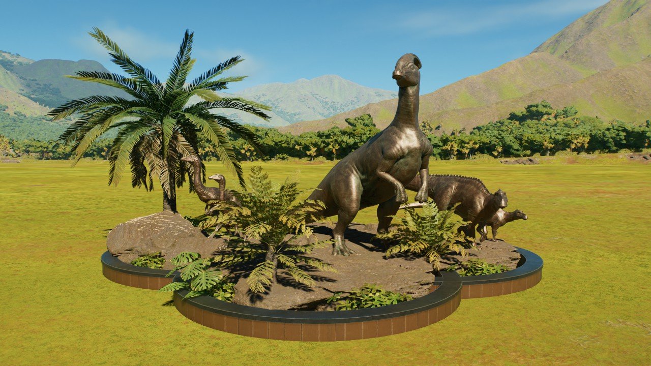 Peaceful Plant-eaters Statue