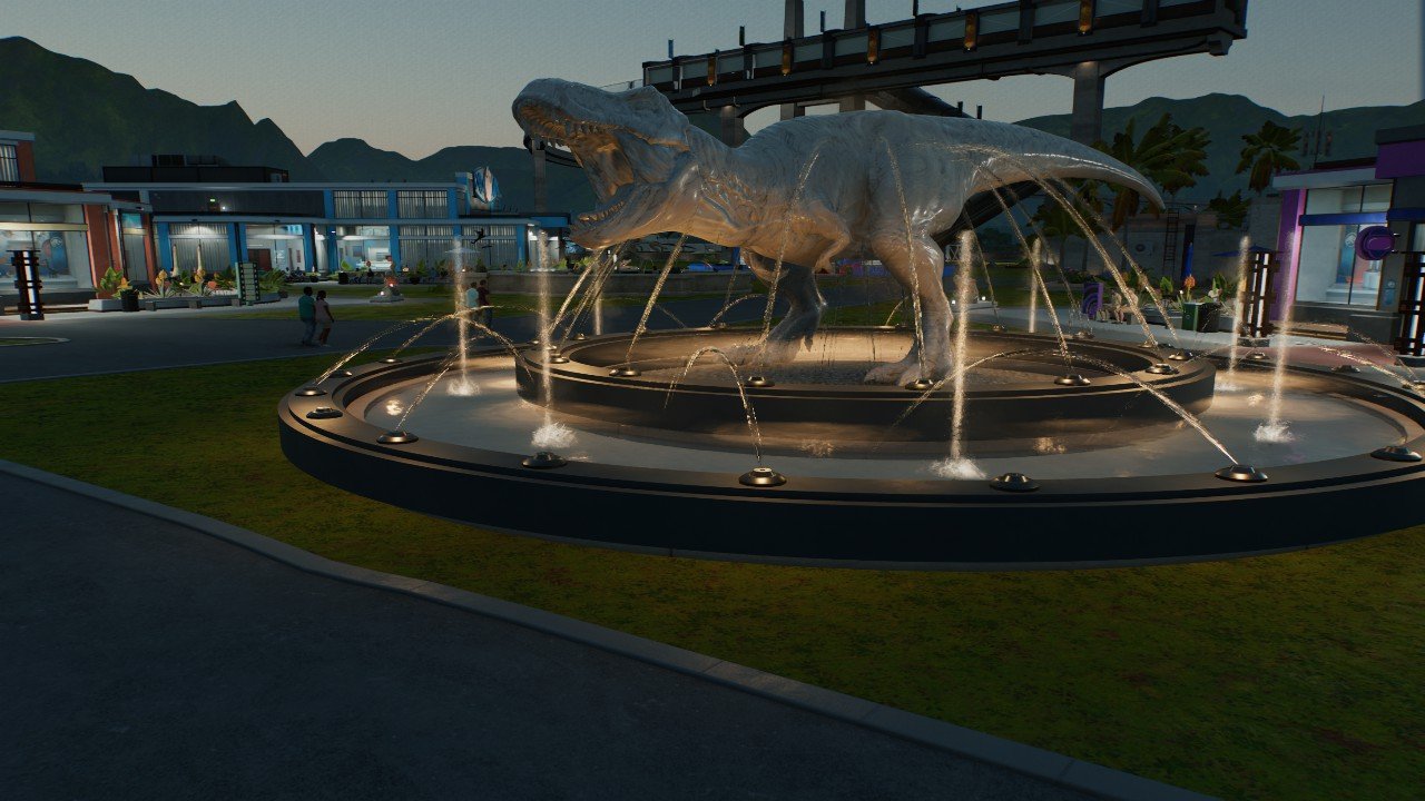 T rex deluxe Fountain