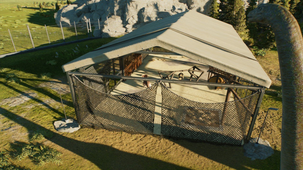 Medium sized tented shelter