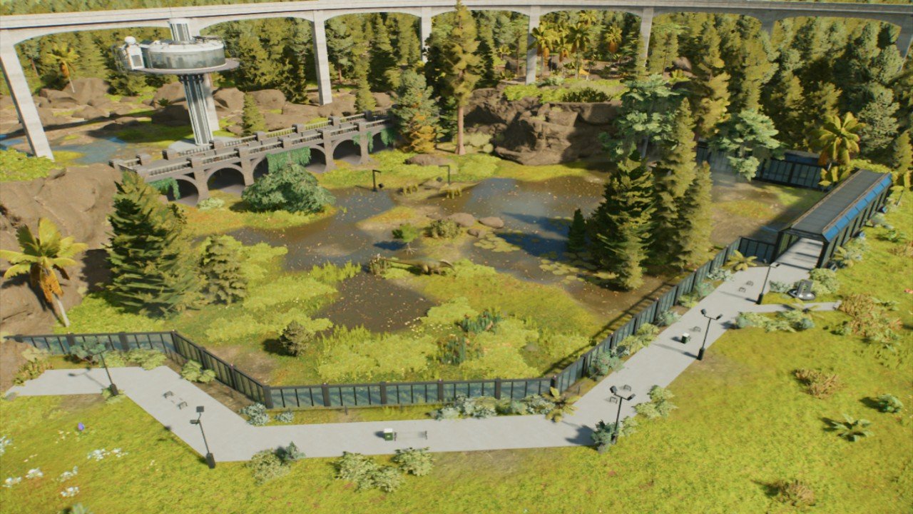Amargasaurus Habitat with Viewing Attractions