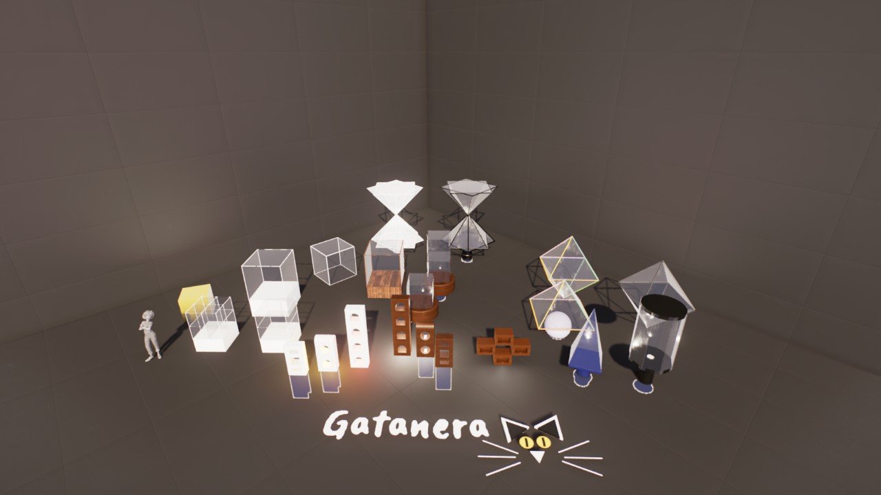 Gata's collection - showcases