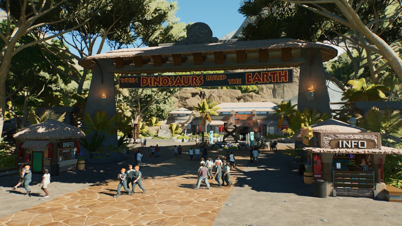 JP covered archway scenery piece